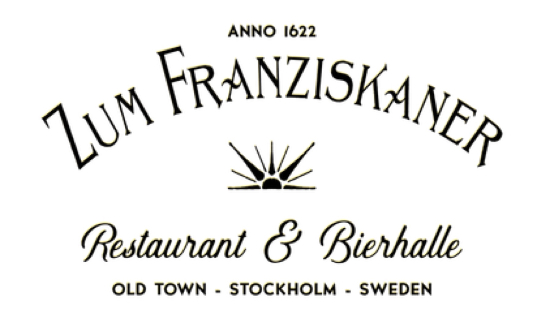 Zum Franziskaners logotyp, Restaurant och Bierhalle, Old Town Stockholm Sweden